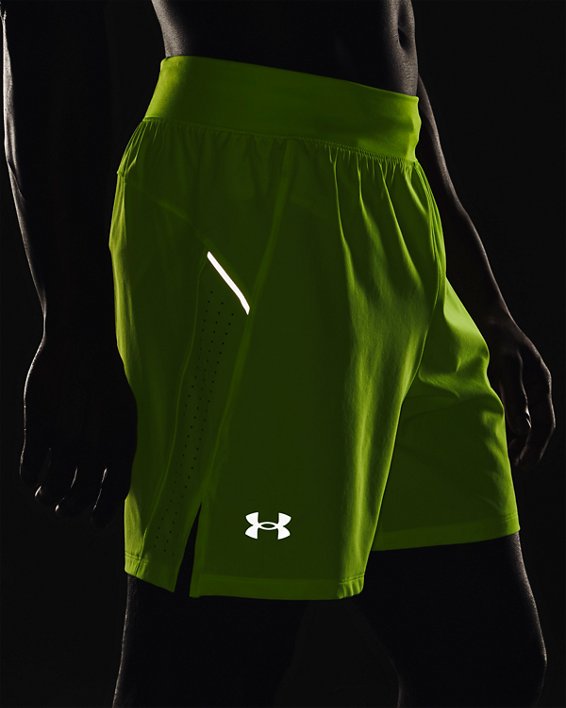 Men's UA Launch Elite 7'' Shorts, Green, pdpMainDesktop image number 4